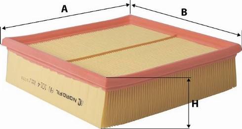 NORDFIL AN1014 - Filtre à air cwaw.fr