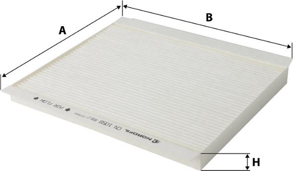 NORDFIL CN1058 - Filtre, air de l'habitacle cwaw.fr