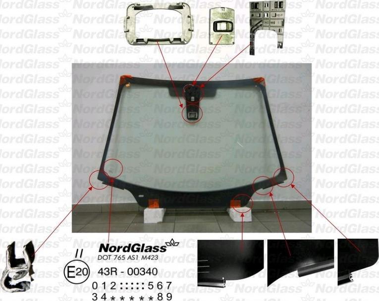 NordGlass 4044991 - Pare-brise cwaw.fr