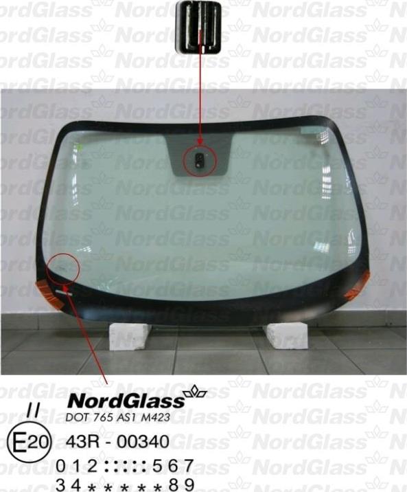 NordGlass 4044983 - Pare-brise cwaw.fr