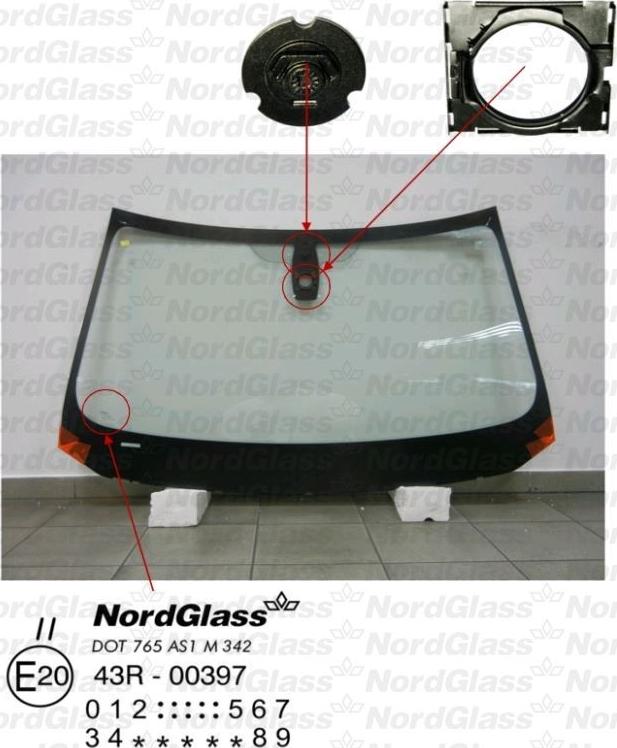 NordGlass 4044583 - Pare-brise cwaw.fr