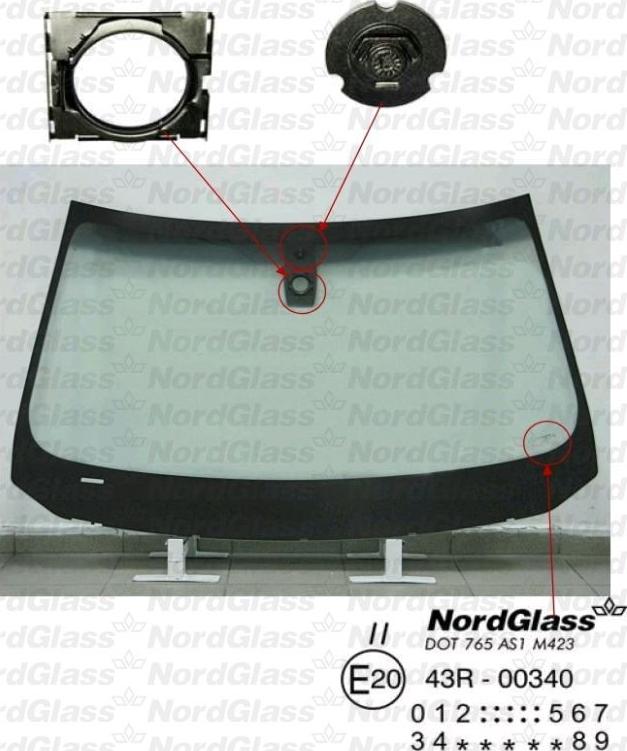 NordGlass 4044582 - Pare-brise cwaw.fr