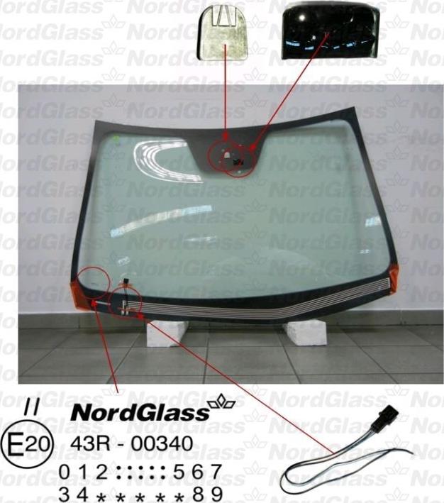 NordGlass 4045195 - Pare-brise cwaw.fr