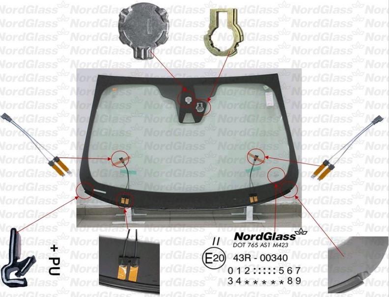 NordGlass 4045895 - Pare-brise cwaw.fr