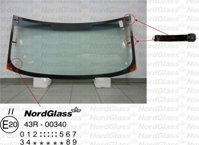 NordGlass 4045896 - Pare-brise cwaw.fr