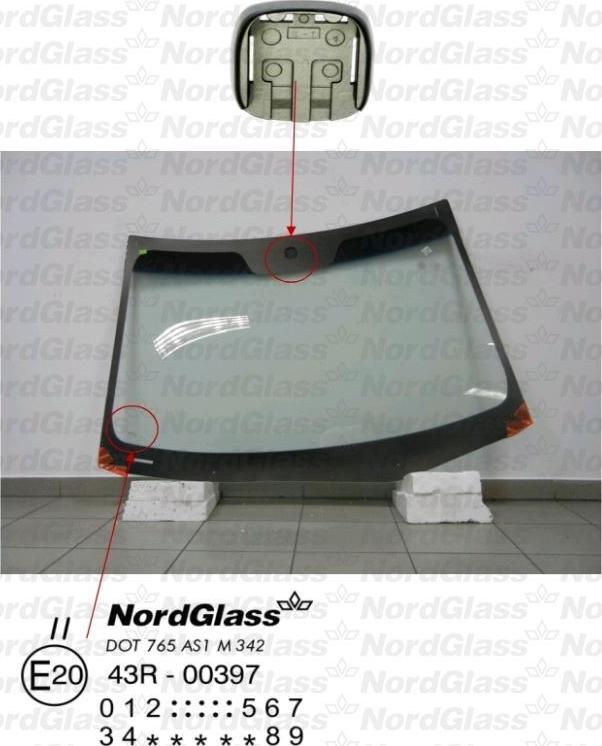 NordGlass 4045898 - Pare-brise cwaw.fr