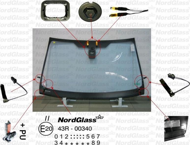 NordGlass 4045892 - Pare-brise cwaw.fr