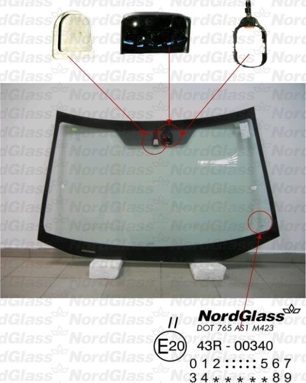 NordGlass 4045897 - Pare-brise cwaw.fr