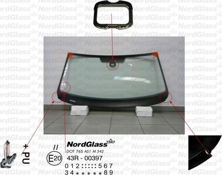 NordGlass 4045864 - Pare-brise cwaw.fr