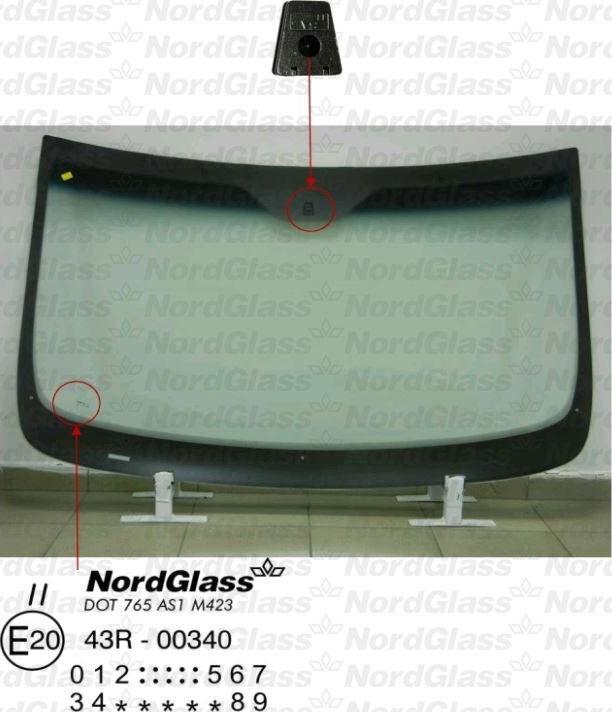 NordGlass 4045388 - Pare-brise cwaw.fr