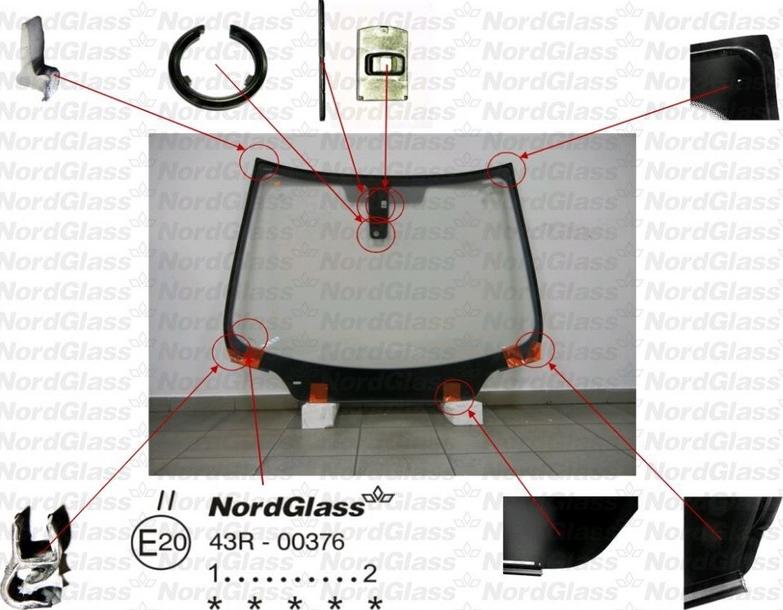 NordGlass 4046031 - Pare-brise cwaw.fr