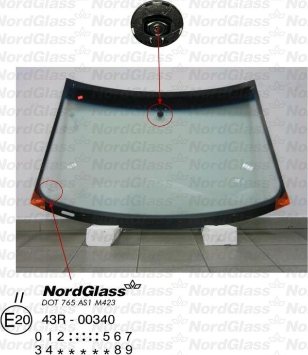 NordGlass 4043468 - Pare-brise cwaw.fr