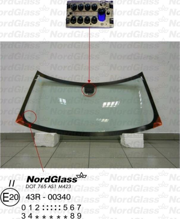 NordGlass 4043509 - Pare-brise cwaw.fr