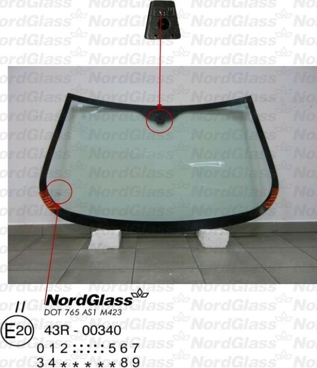 NordGlass 4043514 - Pare-brise cwaw.fr