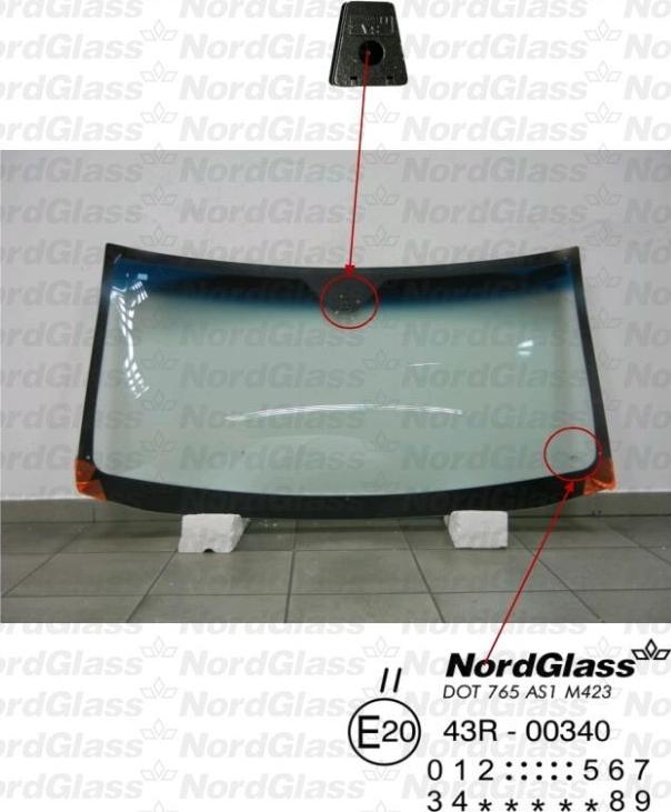 NordGlass 4043803 - Pare-brise cwaw.fr