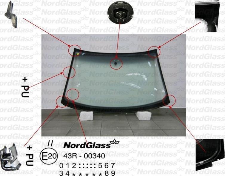 NordGlass 4043386 - Pare-brise cwaw.fr