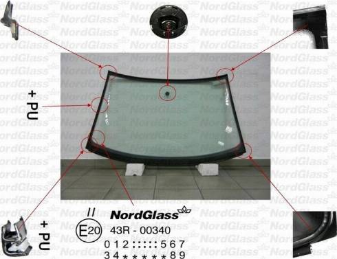 NordGlass 4043387 - Pare-brise cwaw.fr