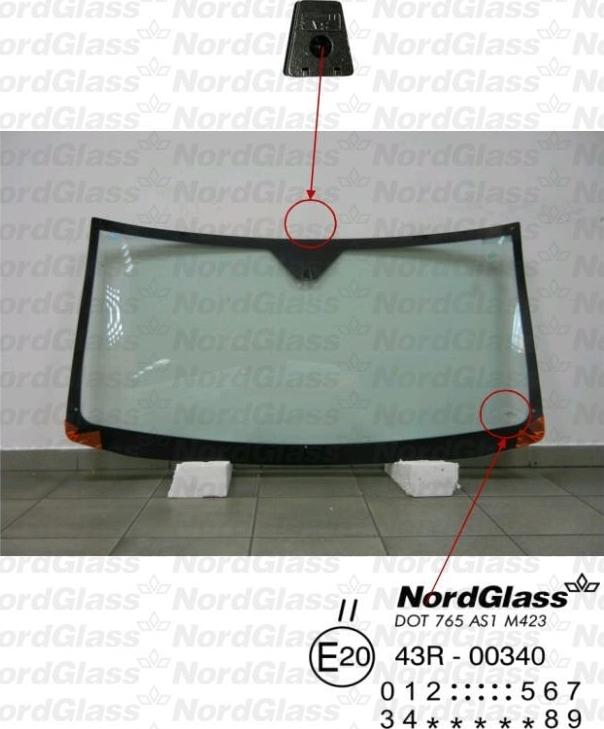 NordGlass 4043274 - Pare-brise cwaw.fr