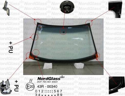 NordGlass 4042509 - Pare-brise cwaw.fr