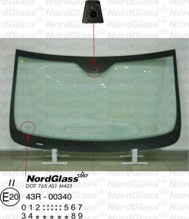 NordGlass 4042623 - Pare-brise cwaw.fr