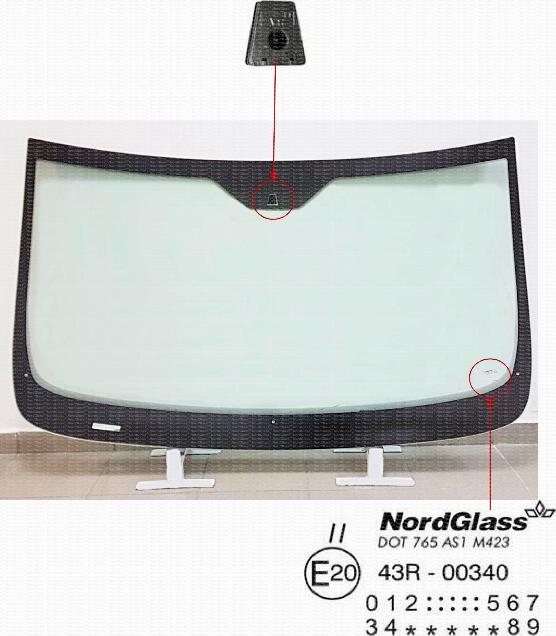 NordGlass 4118848 - Pare-brise cwaw.fr