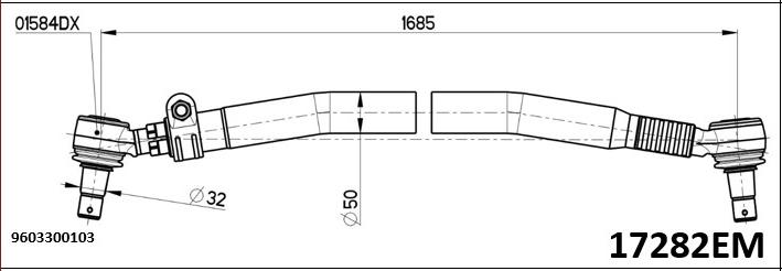 NOVOCAR 17282EM - Barre de connexion cwaw.fr