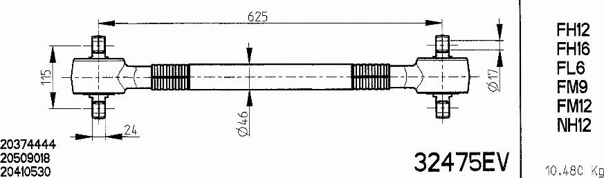 NOVOCAR 32475EV - Anneau de fixation, barre stabilisatrice cwaw.fr