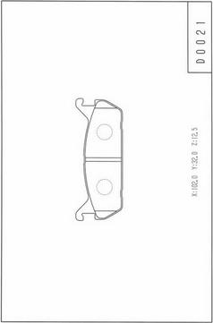 NPS D361U01 - Kit de plaquettes de frein, frein à disque cwaw.fr