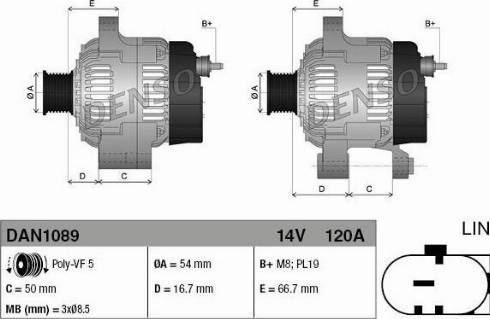 NPS DAN1089 - Alternateur cwaw.fr