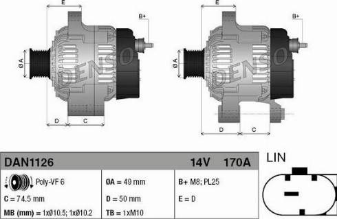 NPS DAN1126 - Alternateur cwaw.fr