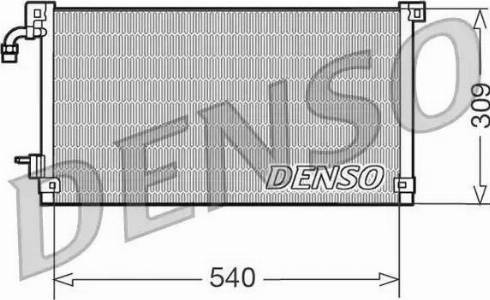 NPS DCN21004 - Condensateur, climatisation cwaw.fr