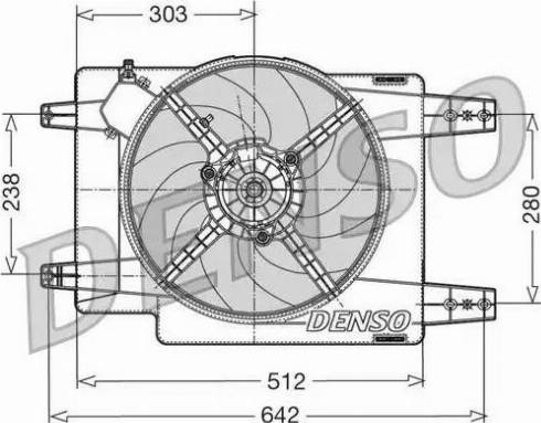 NPS DER01011 - Ventilateur, refroidissement du moteur cwaw.fr