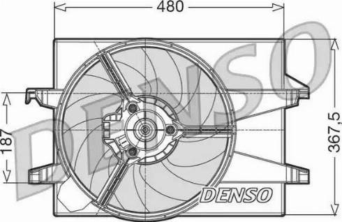 NPS DER10002 - Ventilateur, refroidissement du moteur cwaw.fr