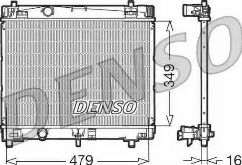 NPS DRM50003 - Radiateur, refroidissement du moteur cwaw.fr