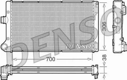 NPS DRM09099 - Radiateur, refroidissement du moteur cwaw.fr