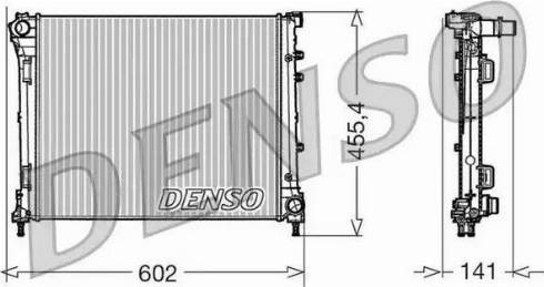 NPS DRM09160 - Radiateur, refroidissement du moteur cwaw.fr