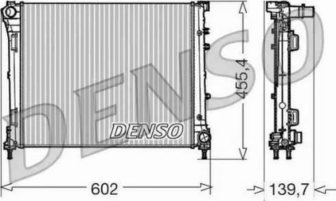 NPS DRM09162 - Radiateur, refroidissement du moteur cwaw.fr