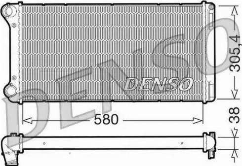 NPS DRM09103 - Radiateur, refroidissement du moteur cwaw.fr