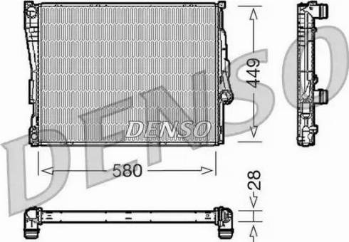 NPS DRM05069 - Radiateur, refroidissement du moteur cwaw.fr