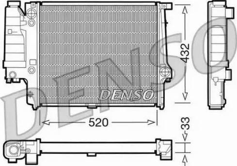 NPS DRM05060 - Radiateur, refroidissement du moteur cwaw.fr