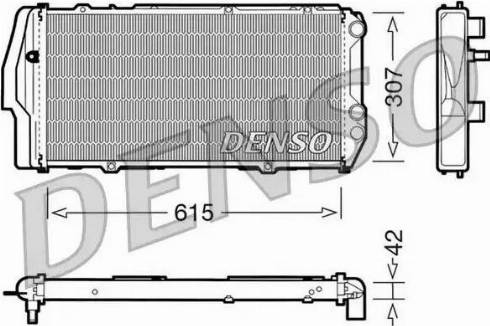 NPS DRM02003 - Radiateur, refroidissement du moteur cwaw.fr