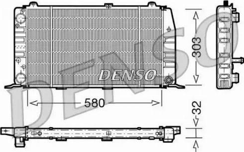 NPS DRM02010 - Radiateur, refroidissement du moteur cwaw.fr