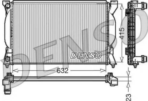 NPS DRM02035 - Radiateur, refroidissement du moteur cwaw.fr