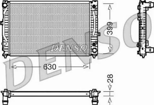 NPS DRM02031 - Radiateur, refroidissement du moteur cwaw.fr