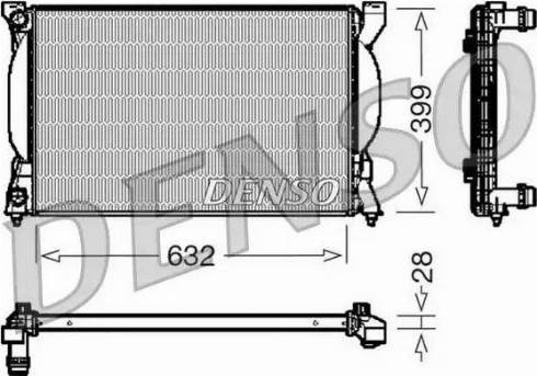 NPS DRM02033 - Radiateur, refroidissement du moteur cwaw.fr