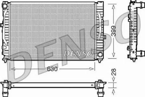 NPS DRM02032 - Radiateur, refroidissement du moteur cwaw.fr