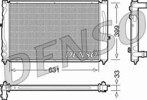 NPS DRM02020 - Radiateur, refroidissement du moteur cwaw.fr