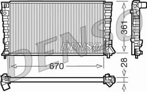 NPS DRM07020 - Radiateur, refroidissement du moteur cwaw.fr