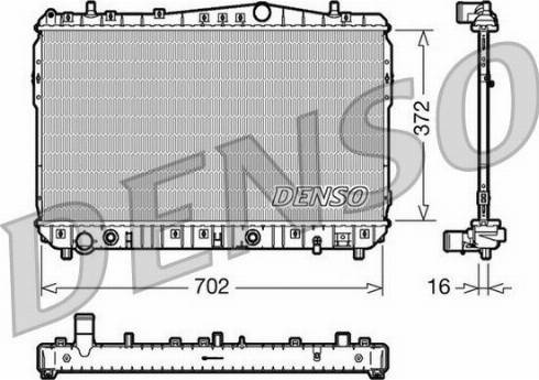 NPS DRM15002 - Radiateur, refroidissement du moteur cwaw.fr