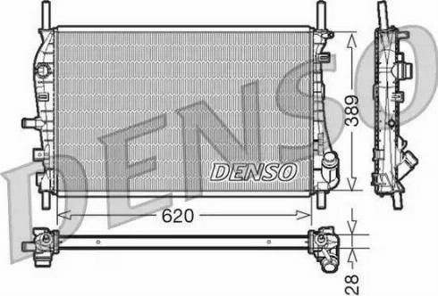 NPS DRM10073 - Radiateur, refroidissement du moteur cwaw.fr